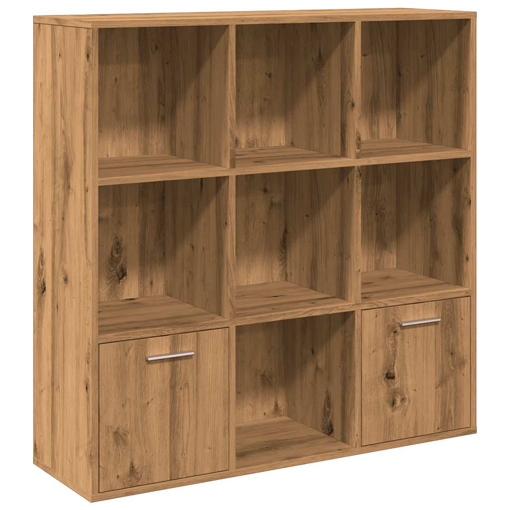 VidaXL Boekenkast 98x29x97,5 cm bewerkt hout artisanaal eikenkleur
