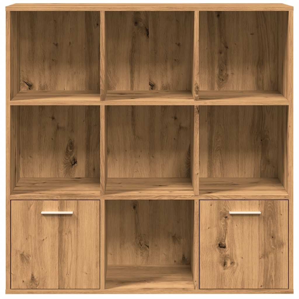 VidaXL Boekenkast 98x29x97,5 cm bewerkt hout artisanaal eikenkleur