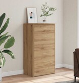 VidaXL Dressoir met 6 lades 50x34x96 cm bewerkt hout artisanaal eiken