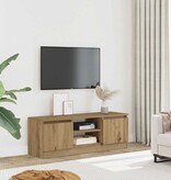 VidaXL Tv-meubel 102x30x36 cm bewerkt hout artisanaal eikenkleur