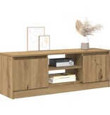 VidaXL Tv-meubel 102x30x36 cm bewerkt hout artisanaal eikenkleur
