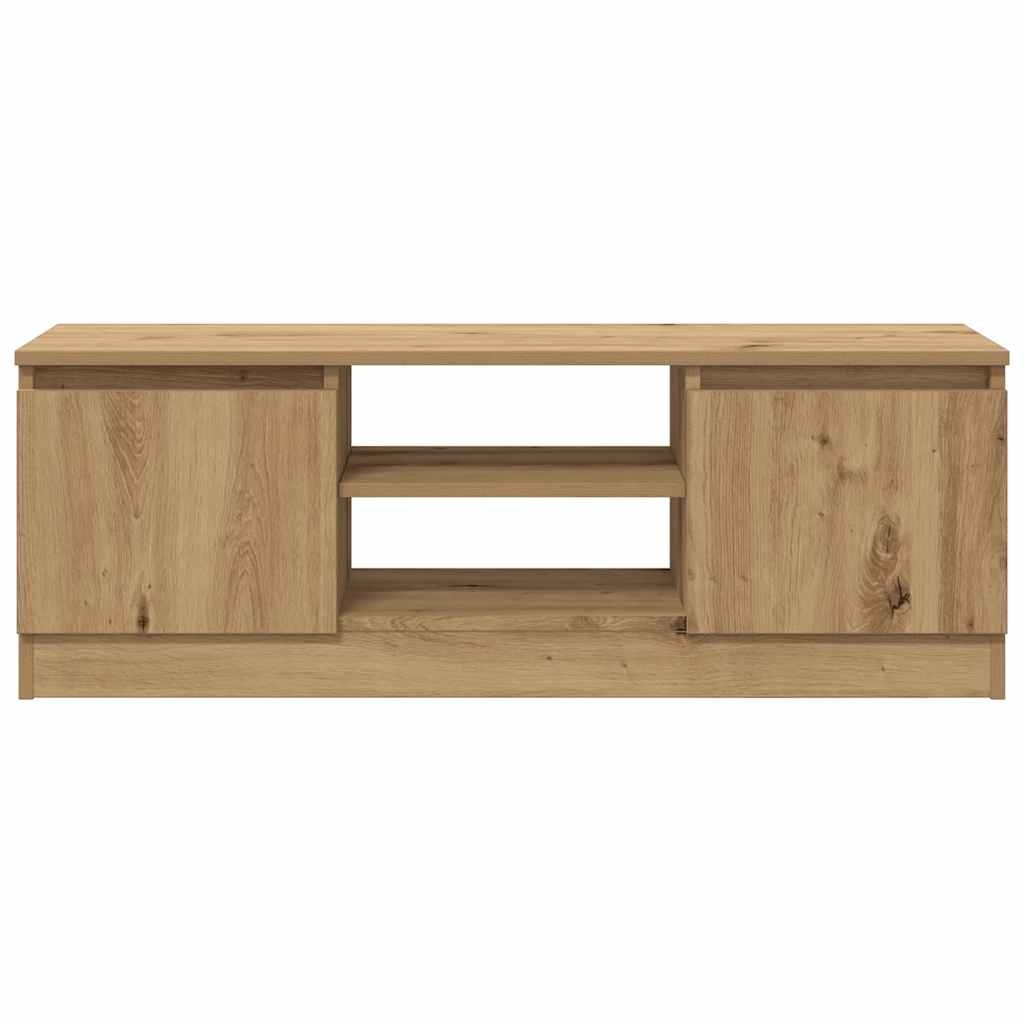 VidaXL Tv-meubel 102x30x36 cm bewerkt hout artisanaal eikenkleur