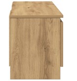 VidaXL Tv-meubel 102x30x36 cm bewerkt hout artisanaal eikenkleur
