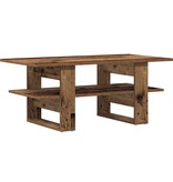 VidaXL Salontafel 102x55x42 cm bewerkt hout oud houtkleurig