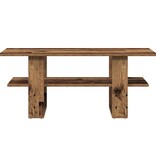 VidaXL Salontafel 102x55x42 cm bewerkt hout oud houtkleurig