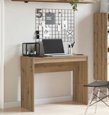 VidaXL Bureau 90x40x72 cm bewerkt hout artisanaal eikenkleur