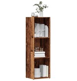 VidaXL Boekenkast 36x30x114 cm bewerkt hout oud houtkleurig
