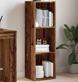 VidaXL Boekenkast 36x30x114 cm bewerkt hout oud houtkleurig