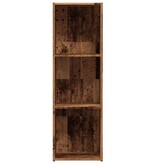 VidaXL Boekenkast 36x30x114 cm bewerkt hout oud houtkleurig