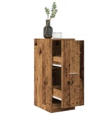 VidaXL Apothekerskast 30x41x77,5 cm bewerkt hout oud houtkleurig