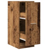 VidaXL Apothekerskast 30x41x77,5 cm bewerkt hout oud houtkleurig