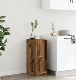 VidaXL Apothekerskast 30x41x77,5 cm bewerkt hout oud houtkleurig