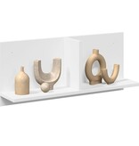 VidaXL Wandkast 70x16,5x30 cm bewerkt hout wit