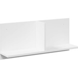 VidaXL Wandkast 70x16,5x30 cm bewerkt hout wit