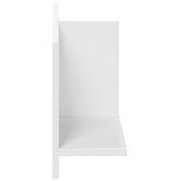 VidaXL Wandkast 70x16,5x30 cm bewerkt hout wit