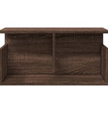 VidaXL Wandkast 60x20x30 cm bewerkt hout bruin eikenkleurig