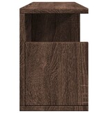 VidaXL Wandkast 60x20x30 cm bewerkt hout bruin eikenkleurig