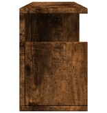 VidaXL Wandkast 60x20x30 cm bewerkt hout gerookt eikenkleurig