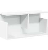 VidaXL Wandkast 60x20x30 cm bewerkt hout wit