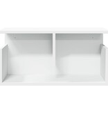 VidaXL Wandkast 60x20x30 cm bewerkt hout wit
