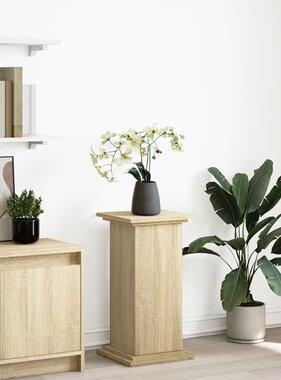 VidaXL Sokkel met opbergruimte 31x30x60 cm bewerkt hout sonoma eiken