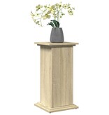 VidaXL Sokkel met opbergruimte 31x30x60 cm bewerkt hout sonoma eiken