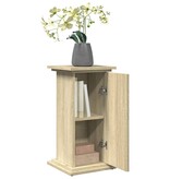 VidaXL Sokkel met opbergruimte 31x30x60 cm bewerkt hout sonoma eiken