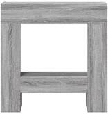 VidaXL Haardombouw 81x18x82 cm bewerkt hout grijs sonoma eikenkleur