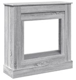 VidaXL Haardombouw 90x30x90 cm bewerkt hout grijs sonoma eikenkleur