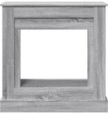VidaXL Haardombouw 90x30x90 cm bewerkt hout grijs sonoma eikenkleur
