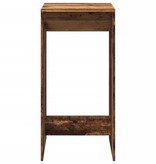 VidaXL Bartafel 51x50x103,5 cm bewerkt hout oud houtkleurig