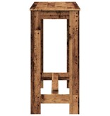 VidaXL Bartafel 102x50x103,5 cm bewerkt hout oud houtkleurig