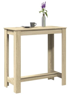 VidaXL Bartafel 102x50x103,5 cm bewerkt hout sonoma eikenkleurig