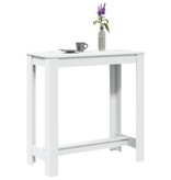 VidaXL Bartafel 102x50x103,5 cm bewerkt hout wit
