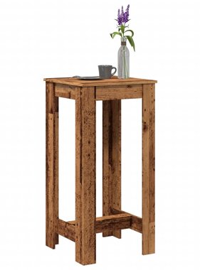 VidaXL Bartafel 51x50x103,5 cm bewerkt hout oud houtkleurig