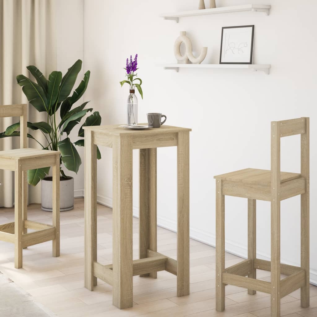 VidaXL Bartafel 51x50x103,5 cm bewerkt hout sonoma eikenkleurig