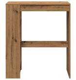 VidaXL Bartafel met rekken 90x40x103,5 cm hout artisanaal eikenkleurig