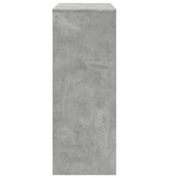 VidaXL Bartafel met rekken 90x40x103,5 cm bewerkt hout betongrijs