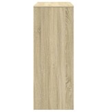 VidaXL Bartafel met rekken 90x40x103,5 cm hout sonoma eikenkleur