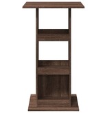 VidaXL Bartafel met opbergruimte 60x60x102 cm hout bruin eikenkleur
