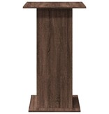 VidaXL Bartafel met opbergruimte 60x60x102 cm hout bruin eikenkleur