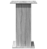 VidaXL Bartafel met opbergruimte 60x60x102 cm hout grijs sonoma eiken