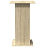VidaXL Bartafel met opbergruimte 60x60x102 cm hout sonoma eikenkleurig