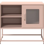 VidaXL Tv-meubel 68x39x60,5 cm staal roze