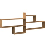VidaXL Wandschap 167,5x18x68 cm bewerkt hout artisanaal eikenkleurig