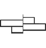 VidaXL Wandschap 167,5x18x68 cm bewerkt hout zwart