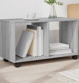 VidaXL Rolkast 72x33x42,5 cm bewerkt hout grijs sonoma eikenkleurig