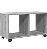 VidaXL Rolkast 72x33x42,5 cm bewerkt hout grijs sonoma eikenkleurig