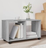 VidaXL Rolkast 72x33x42,5 cm bewerkt hout grijs sonoma eikenkleurig