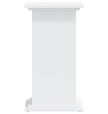 VidaXL Plantenstandaard 33x33x60 cm bewerkt hout wit